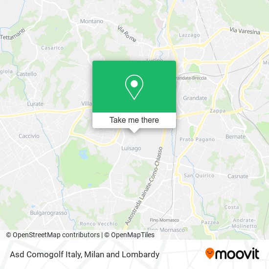 Asd Comogolf Italy map