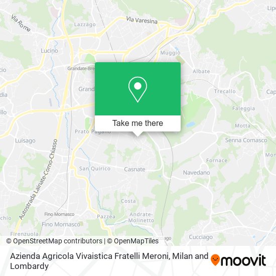 Azienda Agricola Vivaistica Fratelli Meroni map