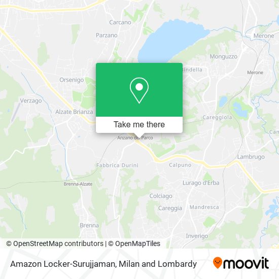 Amazon Locker-Surujjaman map