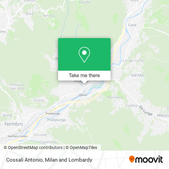 Cossali Antonio map