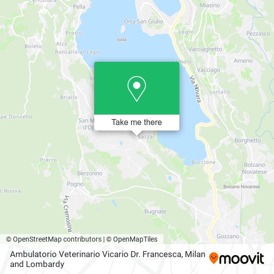 Ambulatorio Veterinario Vicario Dr. Francesca map
