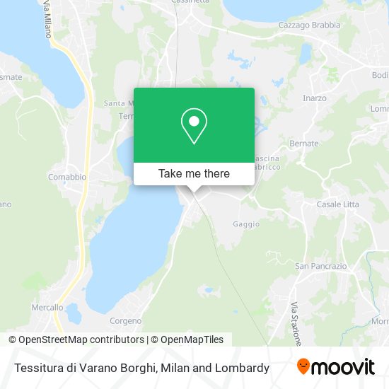 Tessitura di Varano Borghi map