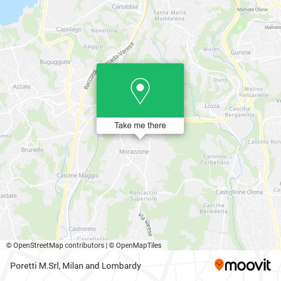 Poretti M.Srl map
