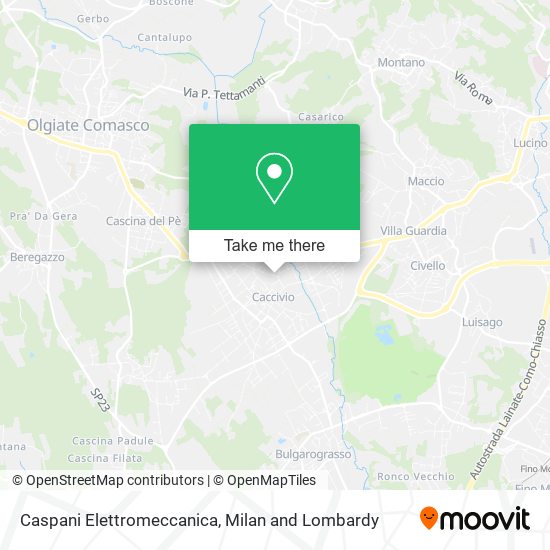 Caspani Elettromeccanica map