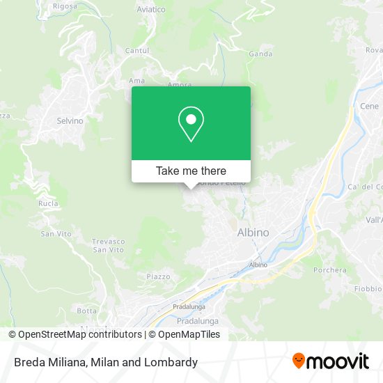 Breda Miliana map