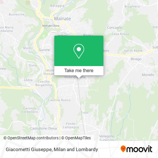 Giacometti Giuseppe map