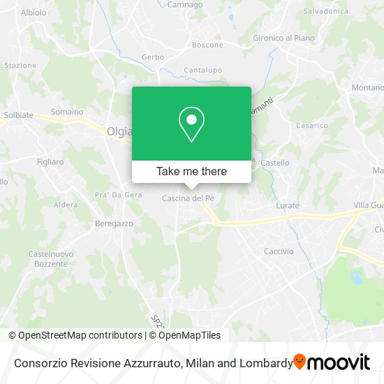 Consorzio Revisione Azzurrauto map