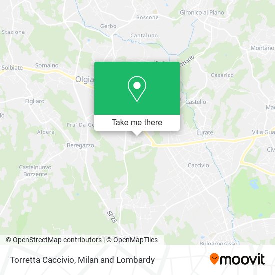 Torretta Caccivio map