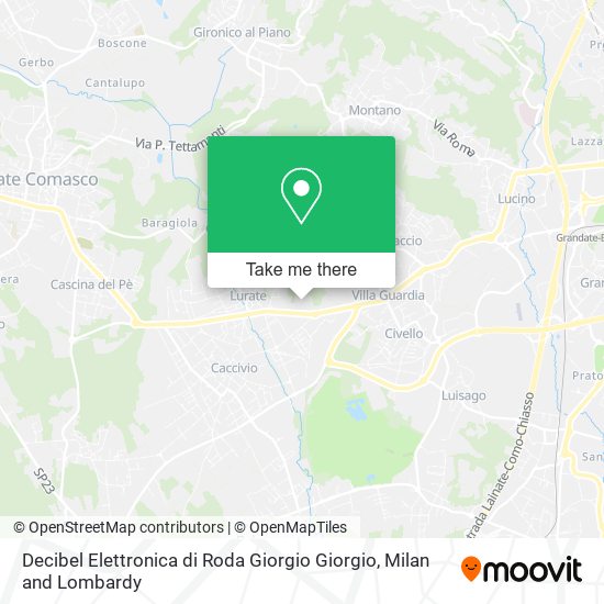 Decibel Elettronica di Roda Giorgio Giorgio map