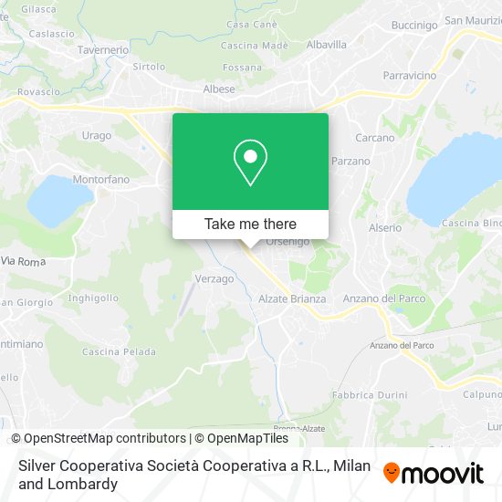 Silver Cooperativa Società Cooperativa a R.L. map