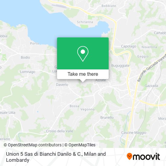 Union 5 Sas di Bianchi Danilo & C. map