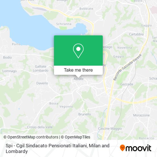 Spi - Cgil Sindacato Pensionati Italiani map