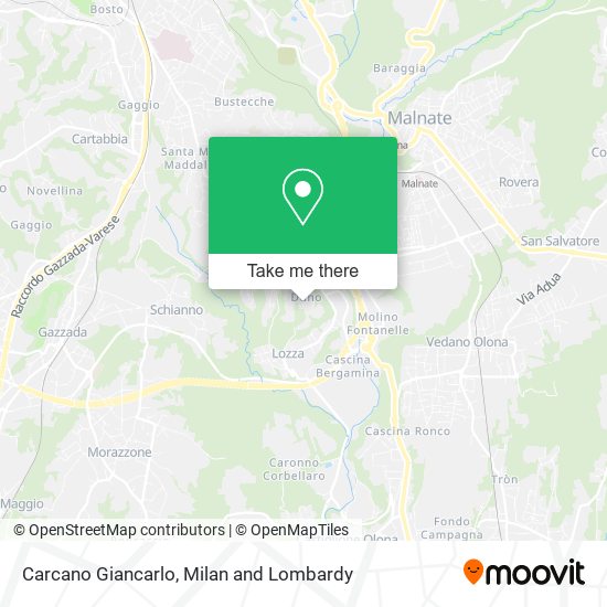 Carcano Giancarlo map