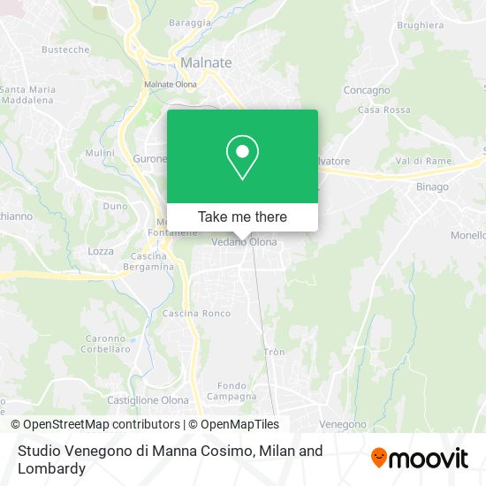 Studio Venegono di Manna Cosimo map