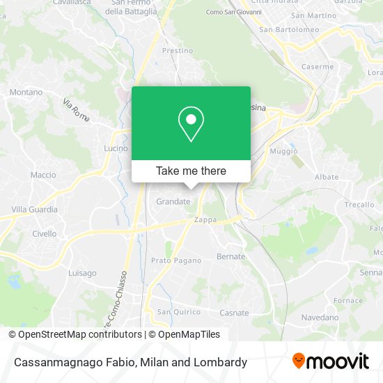 Cassanmagnago Fabio map