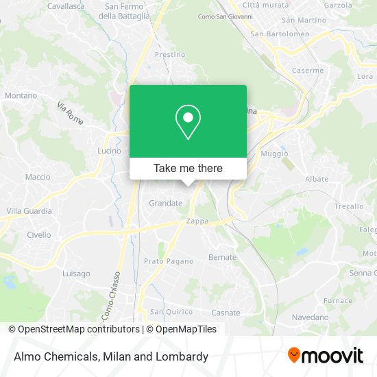 Almo Chemicals map