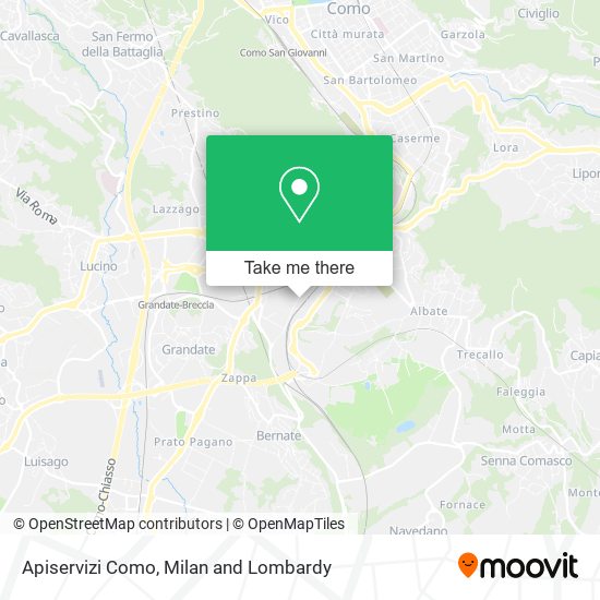 Apiservizi Como map