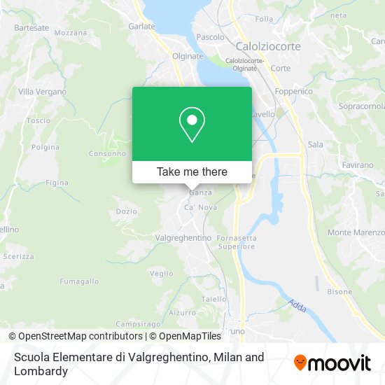 Scuola Elementare di Valgreghentino map