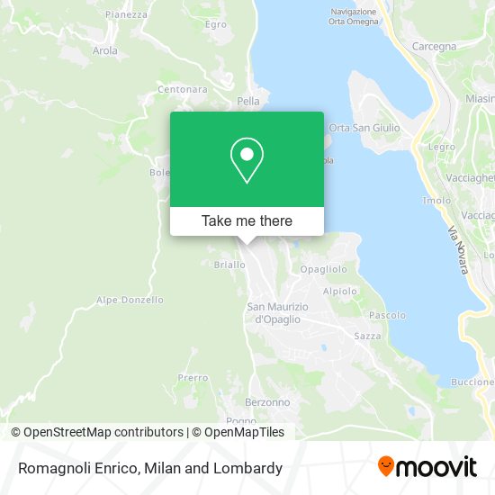 Romagnoli Enrico map