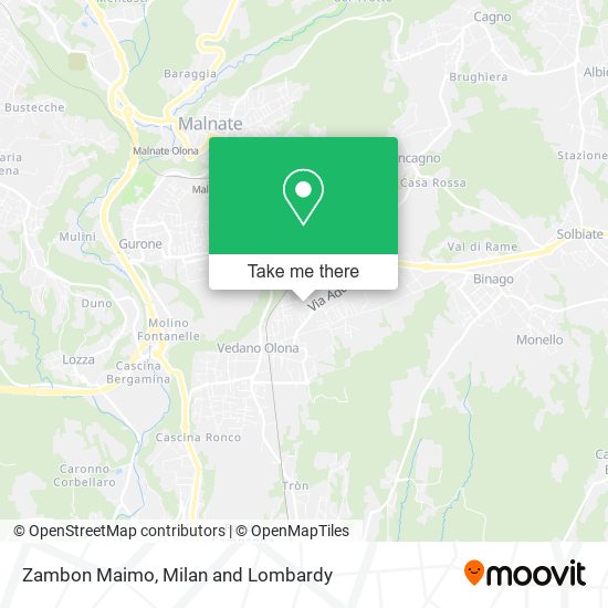 Zambon Maimo map