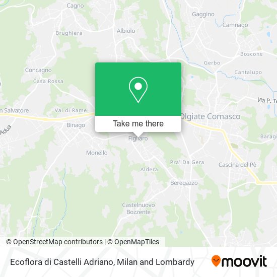 Ecoflora di Castelli Adriano map