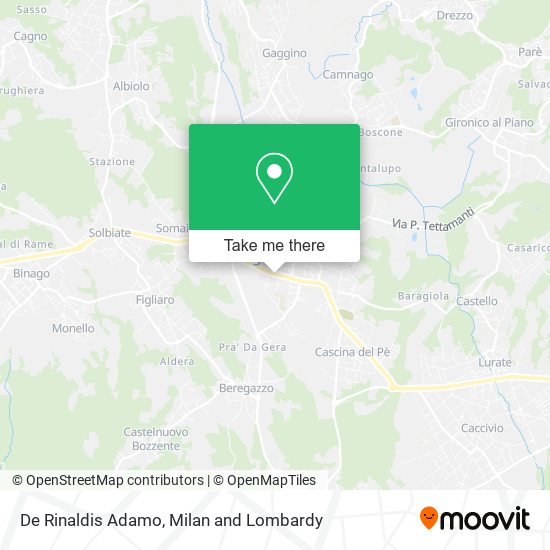 De Rinaldis Adamo map