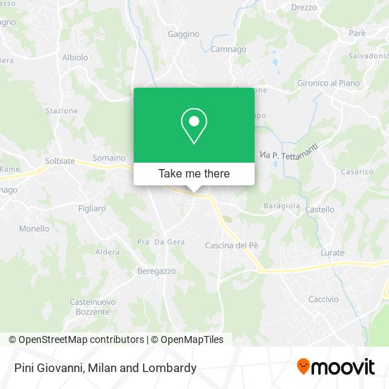 Pini Giovanni map