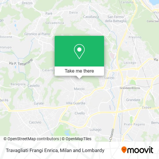 Travagliati Frangi Enrica map
