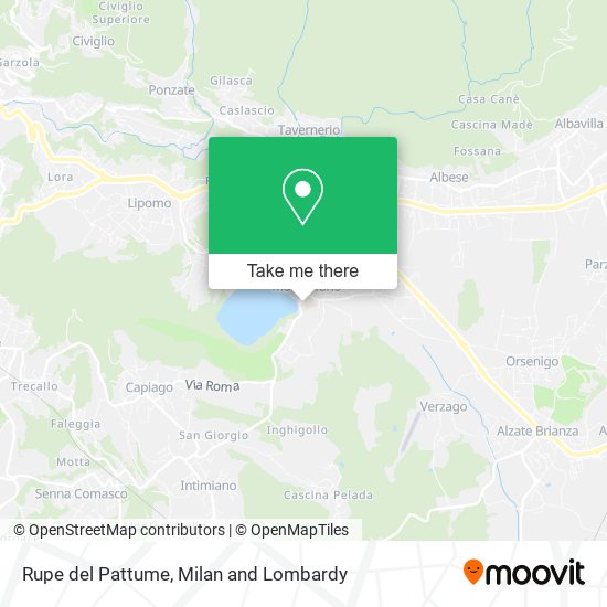 Rupe del Pattume map