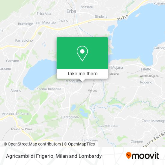 Agricambi di Frigerio map