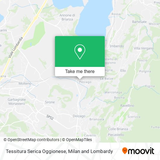Tessitura Serica Oggionese map