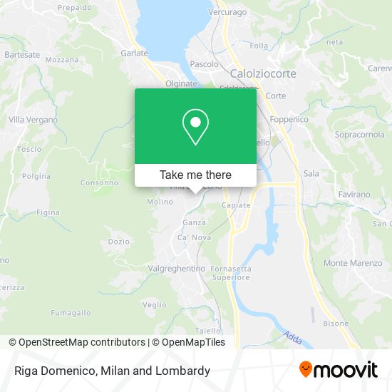 Riga Domenico map