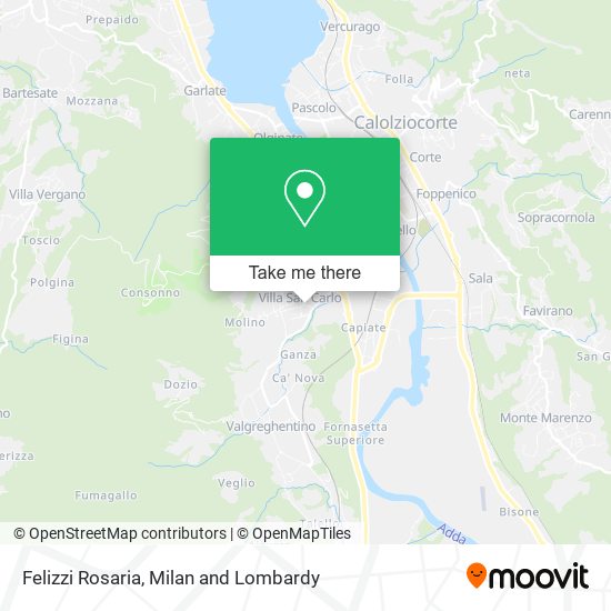 Felizzi Rosaria map