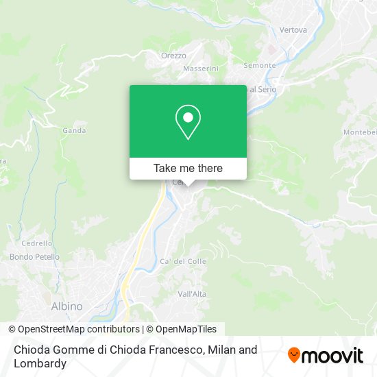 Chioda Gomme di Chioda Francesco map