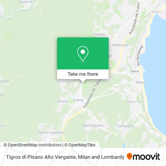 Tigros di Pisano Alto Vergante map