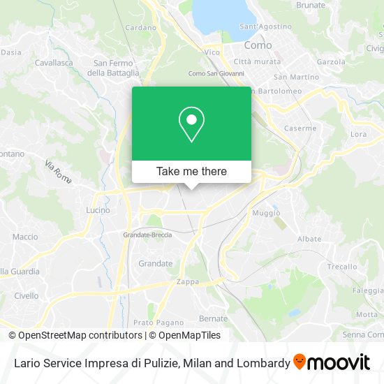 Lario Service Impresa di Pulizie map