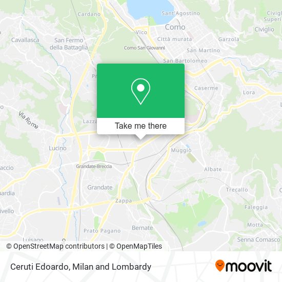 Ceruti Edoardo map
