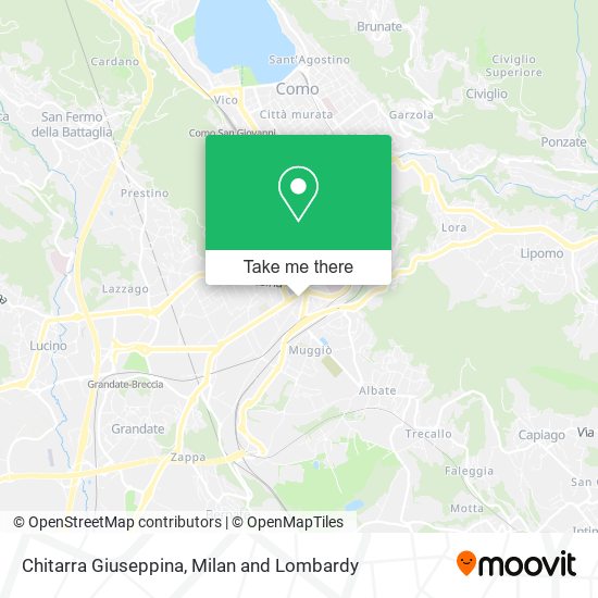Chitarra Giuseppina map