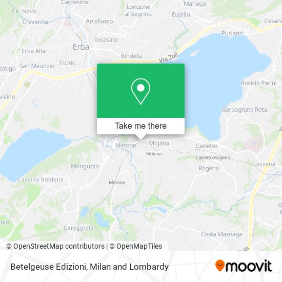Betelgeuse Edizioni map