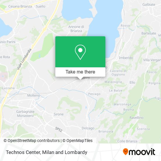Technos Center map