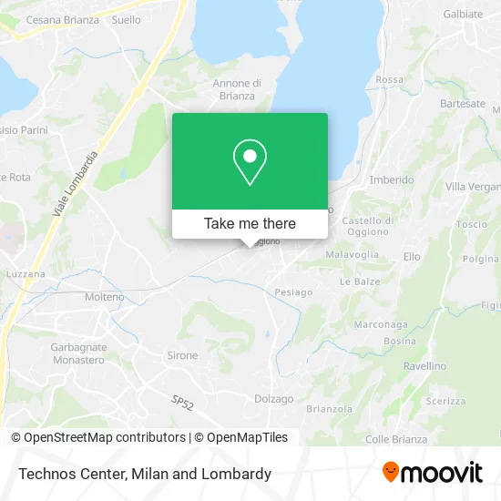 Technos Center map
