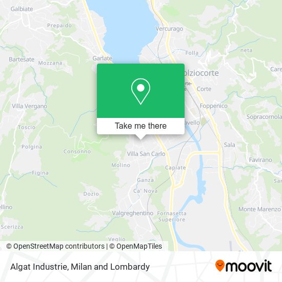 Algat Industrie map