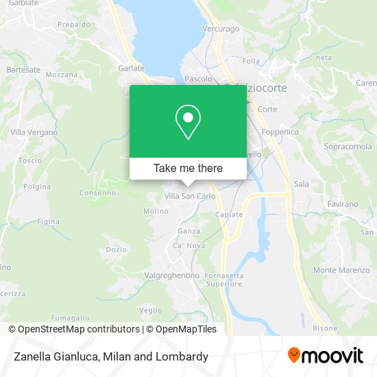 Zanella Gianluca map