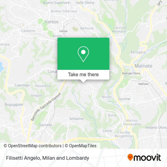 Filisetti Angelo map