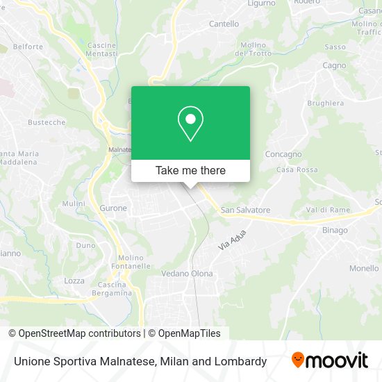 Unione Sportiva Malnatese map