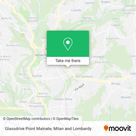 Glassdrive Point Malnate map