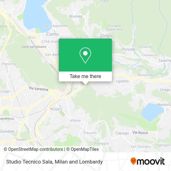 Studio Tecnico Sala map