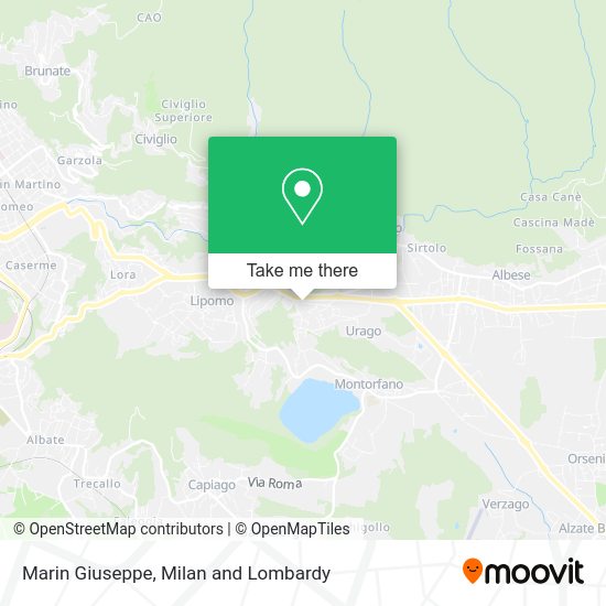 Marin Giuseppe map