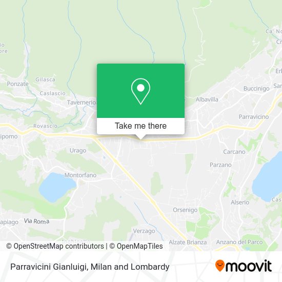 Parravicini Gianluigi map