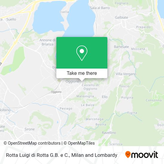 Rotta Luigi di Rotta G.B. e C. map